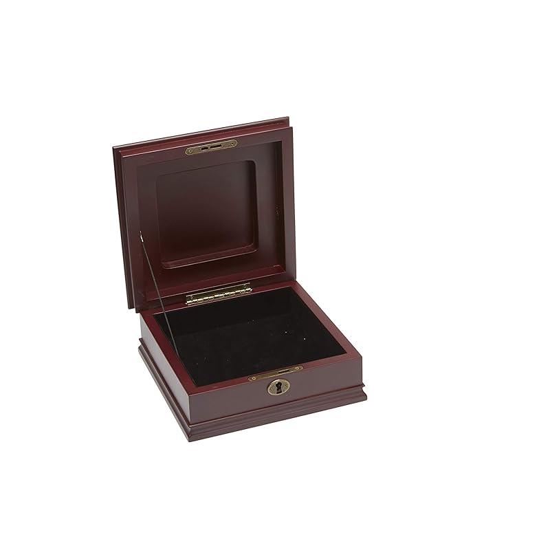 Allied Frame US Firefighter Medallion Desktop Box 8  x 8  x 4