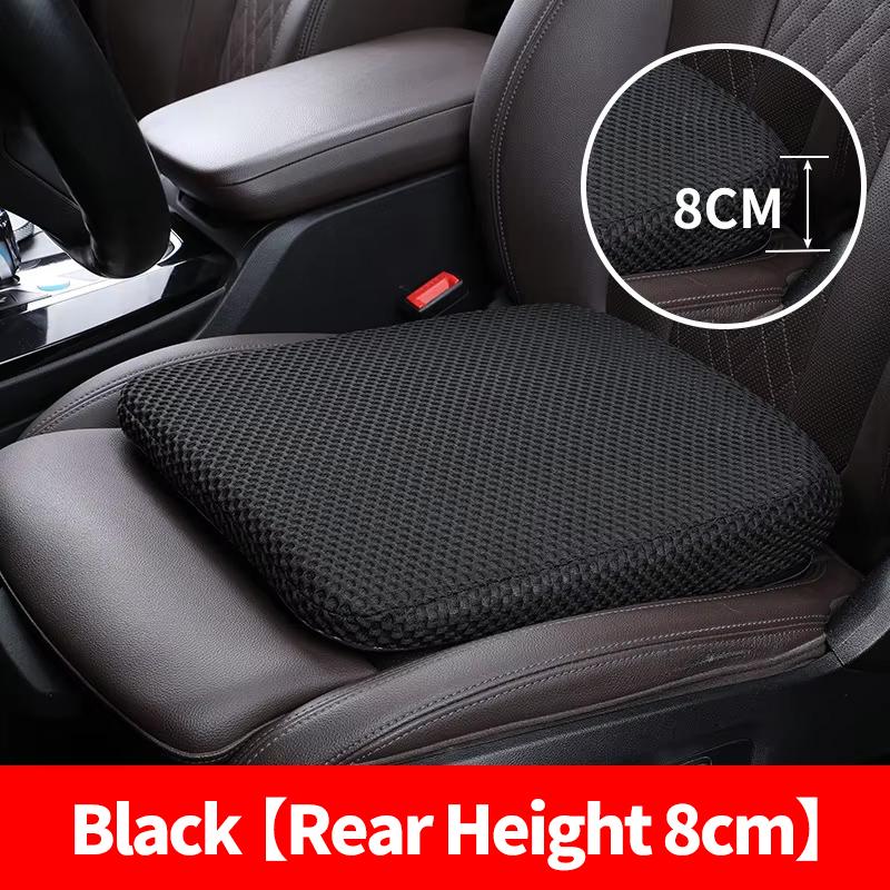 Cuscino Rialzo Seggiolino Auto Nido d'Ape Cotone Memory Cuscino Seggiolino Auto Semplice Traspirante Rete 3D Ispessito Cuscino Seduta Sedentario