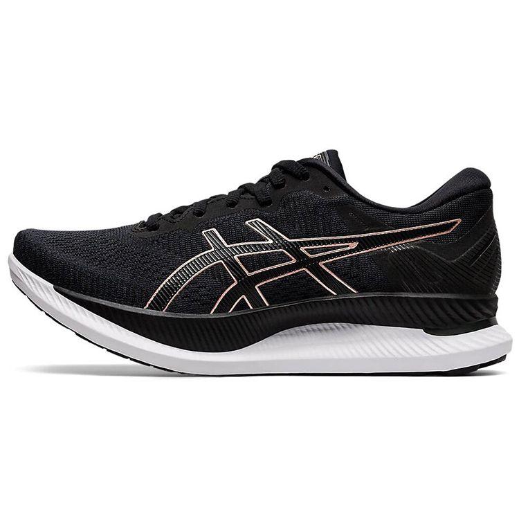 

Черные женские кроссовки ASICS GlideRide розовое золото 1012A699-001