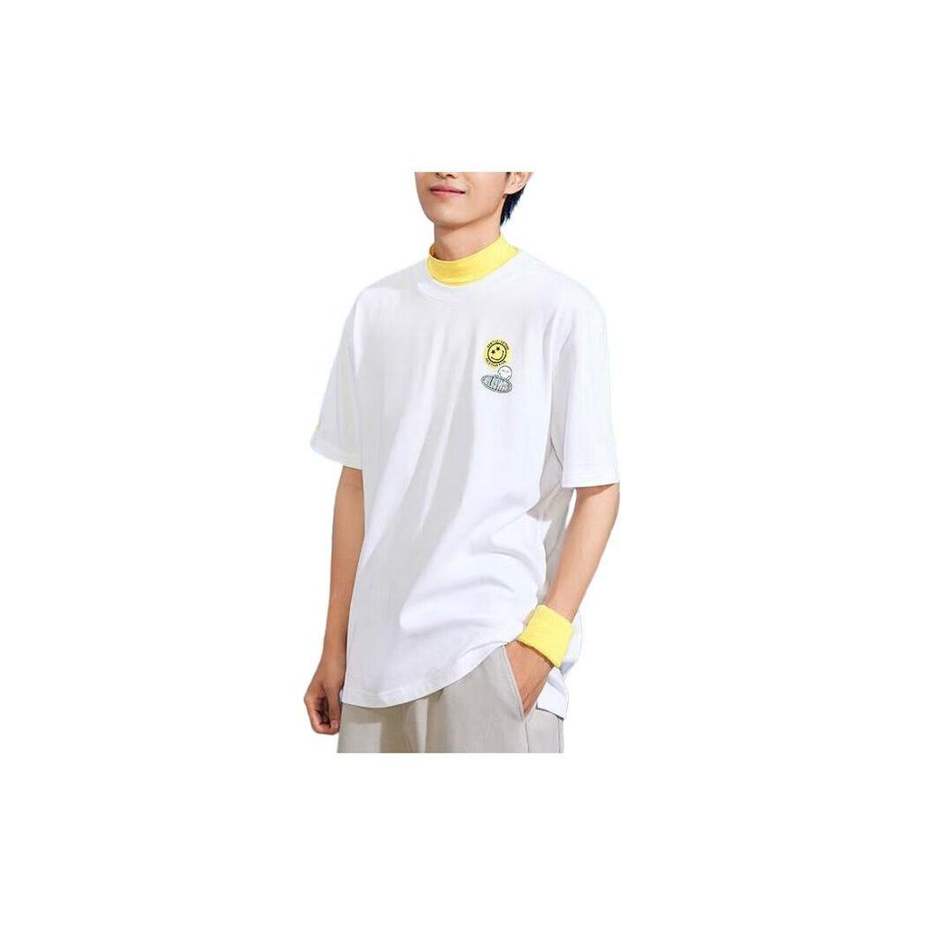 Anta x SmileyWorld T Shirt Unisex 952229106-1