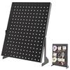 1Set Metal Perforated Panel Jewelry Display Rack with 12 Hooks Nail Board New Display Shelves