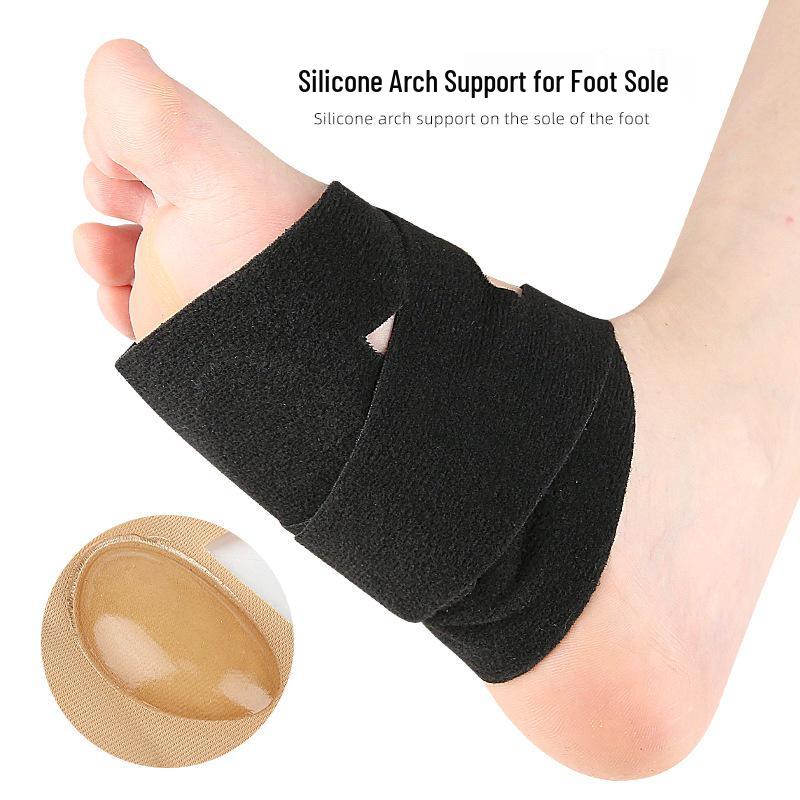 Arch Support Foot Pad with Cross Straps for Knock-Kneed and Flat Feet