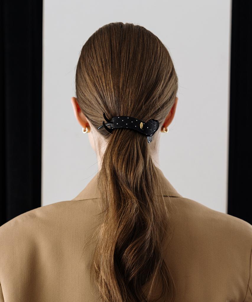 Has Hfs028 Glitter Slim Line Hair Clip