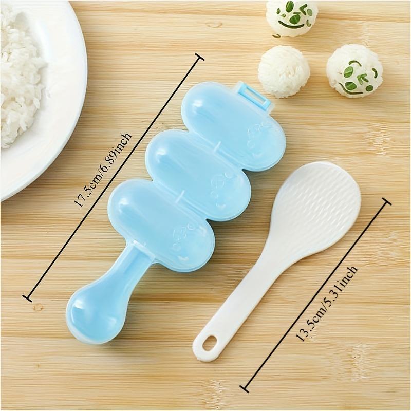 2pcs/set DIY Rice Ball Mold, 3-in-1 Rice Ball Shaker Kit, Creative Rice Ball Maker, Suitable for Lunch Boxes and Kitchen Use