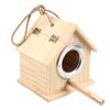 Wooden Bird House Parakeet Nest Box Bedding Bird Nesting Houses For Outside Breeding Box Mating Box for Lovebirds