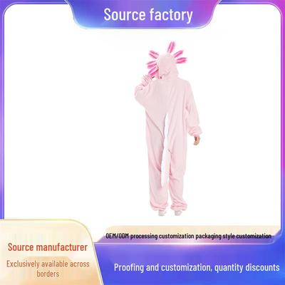 Costume Pigiamone Intero Cartone Animato Salamandra per Adulti: Tuta Animalesca in Pile Rosa, Blu, Viola, Gialla per Performance.