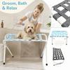 Hunde Pflege mit Badesupport, Kratz- und Haustier-Fixiergurt zum Baden und Pflegen