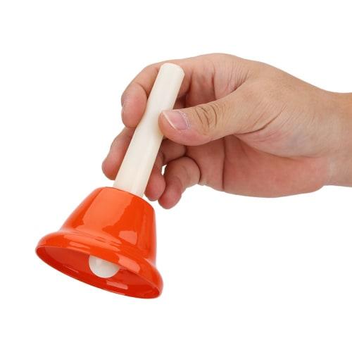 Handbells, Music Bells, 8-Note Metal Handbells, Gift Set for Christmas, Promotes Brain Development, Educational Toy, Kids' Musical Toy, Rhythm Band, C