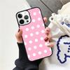 Чехол с горошком для iPhone 17 Air 15 16 Чехол 11 13 14 Pro Max 12 Plus Max Fundas