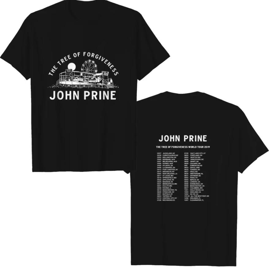 

John Prine 2019 World Tour T-Shirt Heavyweight T-shirt Men s - BTshirt Unisex T-Shirt XXXL