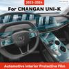 TPU For CHANGAN UNI-K  2024 Transparent Protective Film Car Interior Central Control Navigation Panel Accessories Sticker