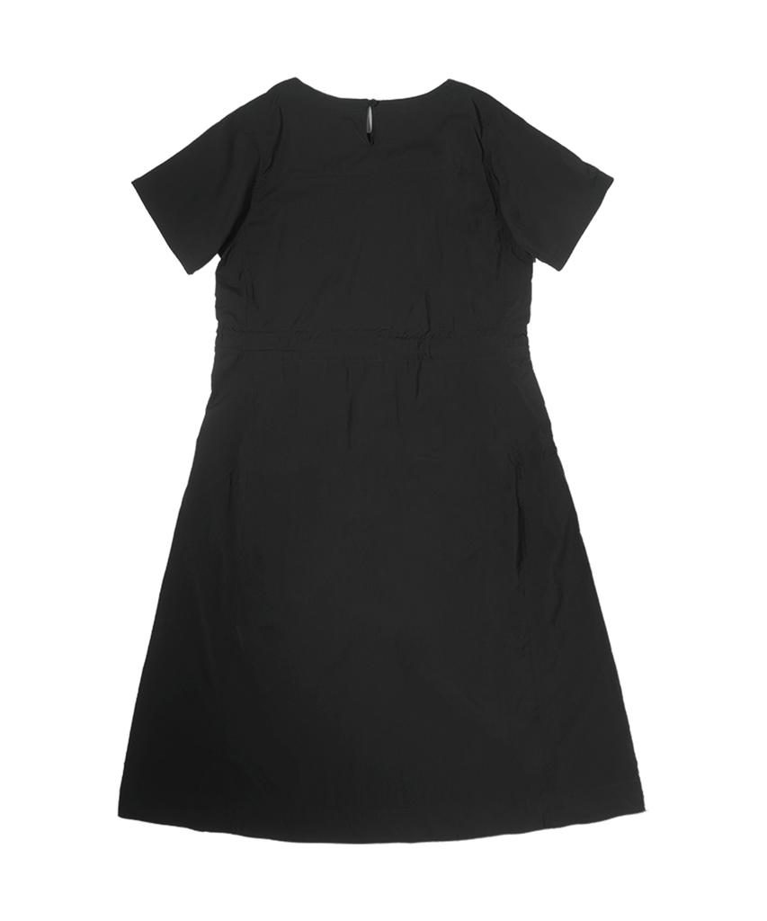 Off Grid [24Ss Ver] Nylon Washer Dress - Charcoal