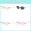Stylish Frameless Pc Lens Sunglasses With Uv Protection For Casual Wear And Travel