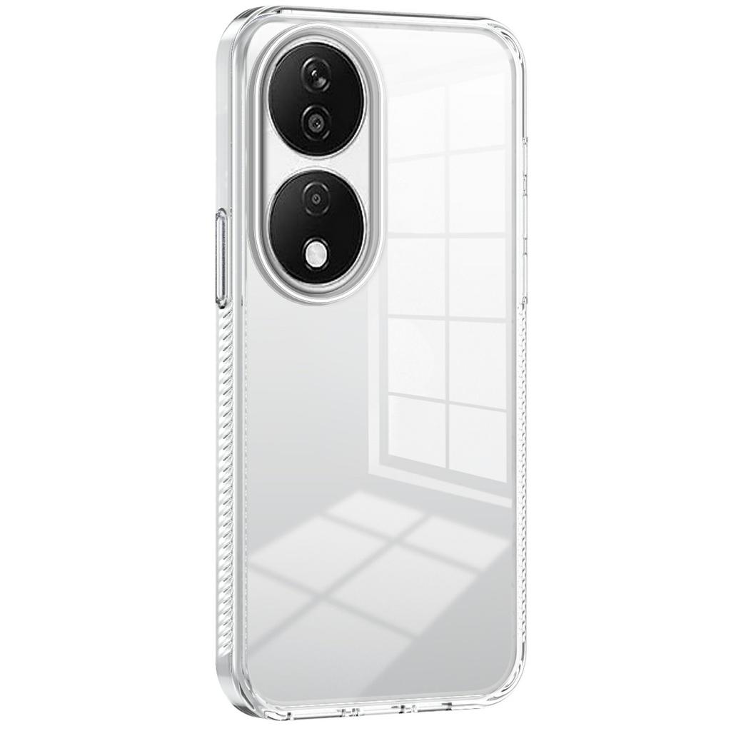 For Honor X7b 4G Clear Phone Case TPU PC Anti-Slip Drop-Proof Back Cover