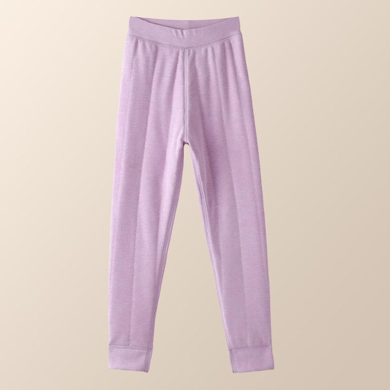 

Детская зимняя школьная форма, стеганые хлопковые брюки на флисовой подкладке - Теплый, плотный базовый слой для мальчиков и девочек 120 фиолетовый