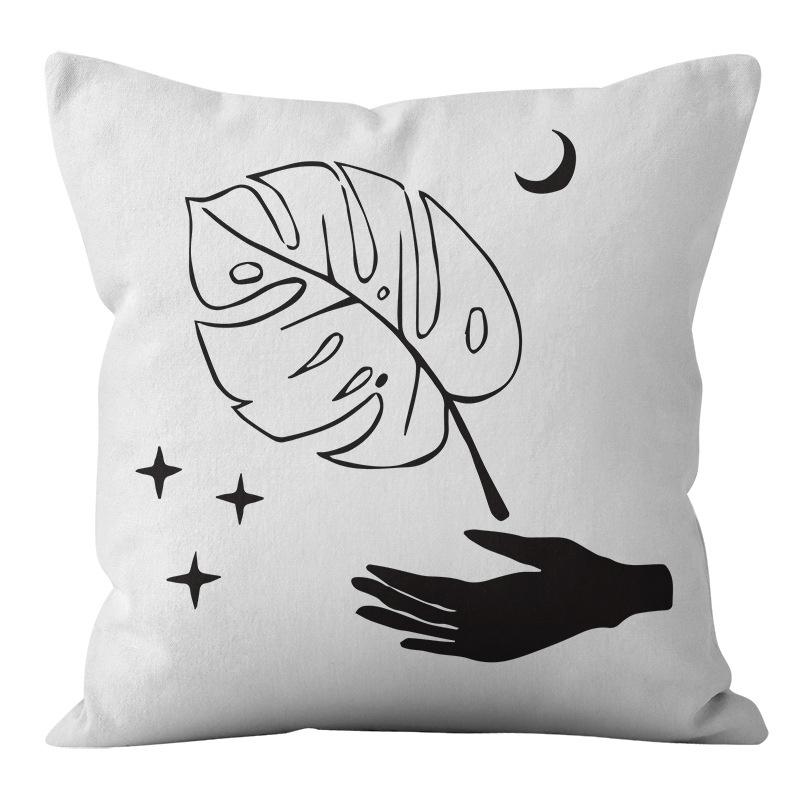 

Креативная абстрактная квадратная наволочка, автомобильный диван, офисный стул, мягкая плюшевая наволочка, минималистичный аксессуар для украшения дома 40X40CM