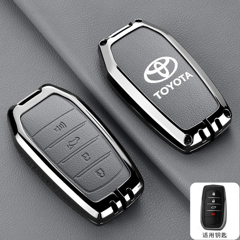 Car Key Case Cover Bag For Toyota Tacoma Fortuner Corolla Venza Grand Highlander RAV4 XSE Prime Land Cruiser Hilux 2023 2024