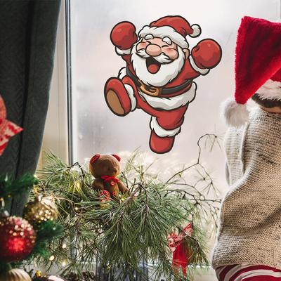 Painted Stickers for Celebrating Santa Claus' Home Festival Decoration and Beautification