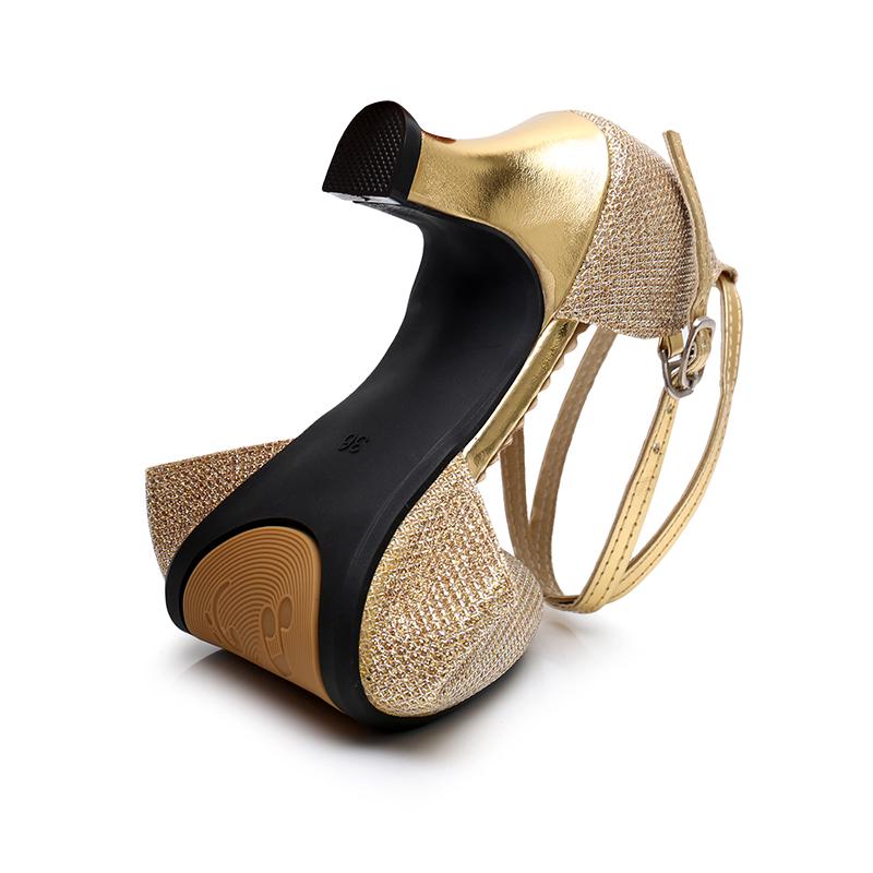 Damskie PU buty do tańca latynoskiego z zamkniętymi palcami miękka podeszwa Salsa nowoczesne buty Tango buty do tańca towarzyskiego 5.5cm obcas