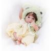 Cloveray Interactive 12-Inch Reborn Baby Doll with Realistic Body, Removable Outfit, Water Play Suitable