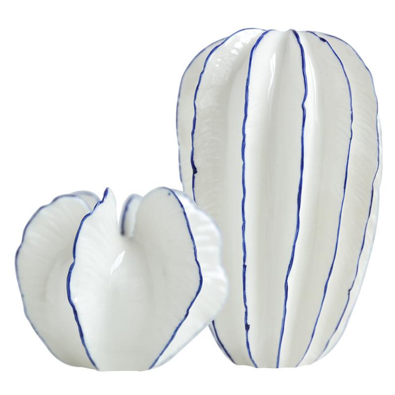 Wind Simulation Fruit Handicraft Small Mouth Vase Creative Ceramic Dried Flower Flower Arrangement Home Life Gardening Decoration