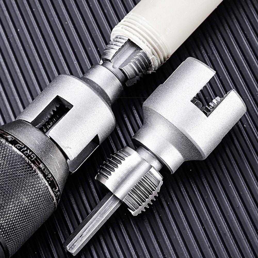 Internal/External Thread Pvc Pipe Threader Kit 4/6 Points Thread Tap  Waterpipe Tapping Tool