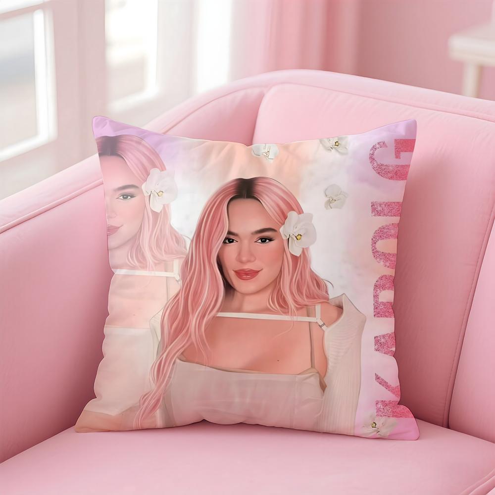 Singer Album KKAROL G Cushion Cover Pillow Case Soft Friendly Fabric Concealed Zipper