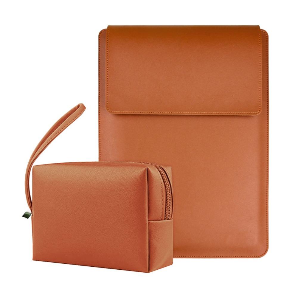 PU Leather Laptop Sleeve Case Bracket Design Laptop Bracket Inner Bag  15/16 Inch Universal