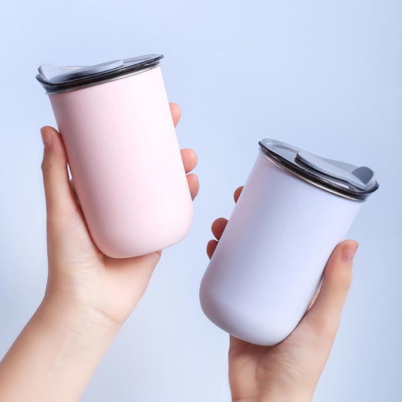 MeyJig Thermos Cup Mug Water Bottle Stainless Steel Mug for Coffee/Milk Insulated Drinking Bottle Portable Mug