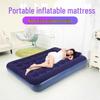 Eco-Friendly Inflatable Honeycomb PVC Mattress - Thickened, Moisture-Proof, Foldable Floor Mat for Single Person Outdoor Use