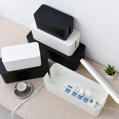 Kabelaufbewahrungsbox, Stromplatine, Kabelmanagement, Steckdosenleiste, Kabelgehäuse, Staubschutz, Ladegerät, Steckdosen-Organizer, Netzwerkbehälter, Ladegerät