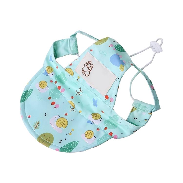 Fashionable Pet Sun Visors Soft Fabric Dog Baseball Cap With Ear Holes And Adjustable Chin Strap Cats Sunbonnet Hat