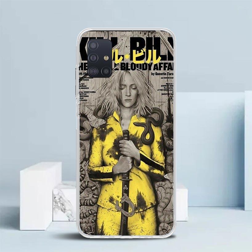 Kill Bill Soft Cover for Samsung Galaxy A12 A22 A32 A52 A72 A02S Phone Case Note 20 Ultra 10 S10 Plus A51 A71 A50S A20S A10S Gal