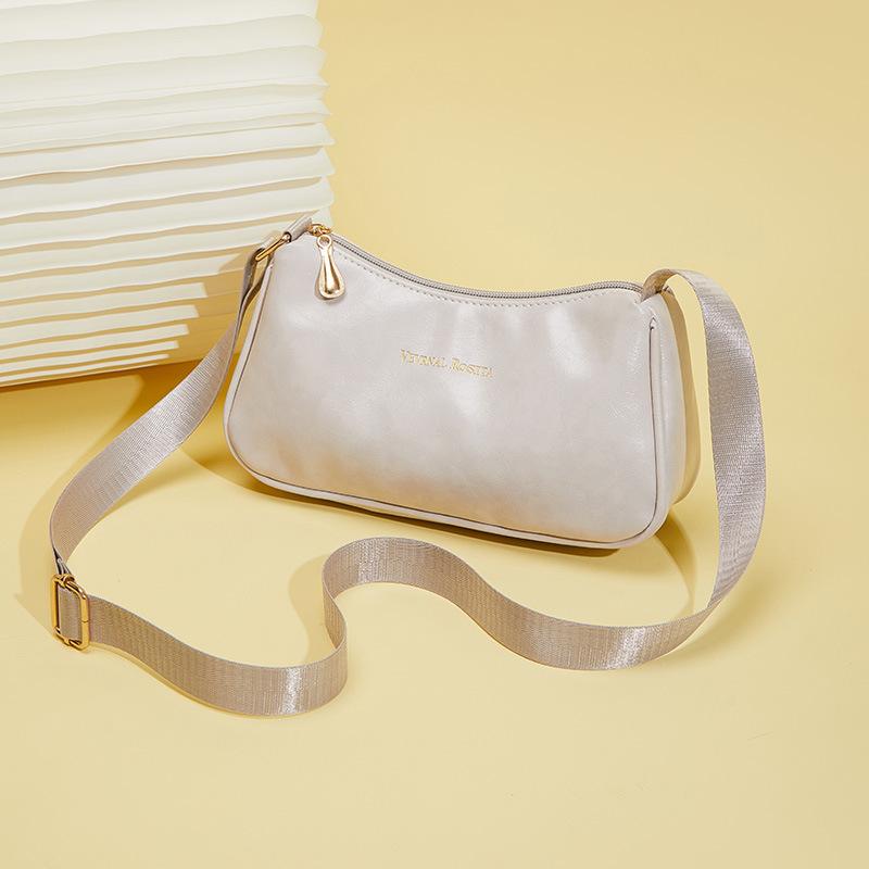 

Винтажная сумка-багет из масляной кожи, европейская и американская наплечная сумка, новая сумка для мобильного телефона VR, женская сумка-подмышка большой вместимости