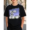 European Sizes Children's Summer Short-Sleeve T-Shirt, Cartoon Print Top for Boys, Featuring a Cute Design, Suitable for Outings and Daily