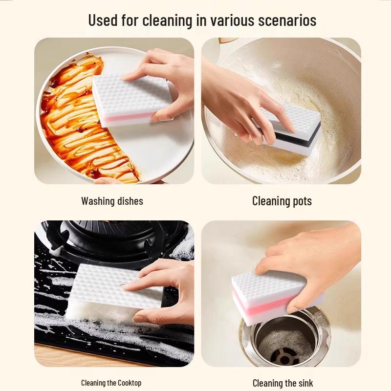 30-Piece Nano Magic Eraser Sponge for Stain Removal - Kitchen Cleaning Sponge with Free Shipping