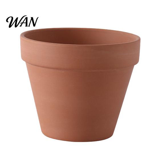 Classic Garden Flowerpot Terracotta Flowerpot, Clay Plant Pot with Drainage Hole, Porous Unglazed Planter for Indoor Outdoor Plants Succulents S