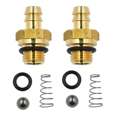 Hochdruckreiniger Chemie-Injektor 190593GS für Mehrere Pumpenmodelle Messingstutzen Rückschlagventile Feder O-Ringe Set