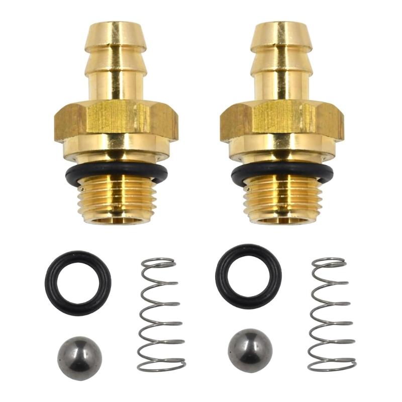 Pressure Washer Chemic Injector 190593GS for Multiple Pump Models Brass Barbs Check Valves Spring O Rings Set 1