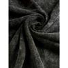 Herren 100% Gewaschenes Schwarzes Printmuster Retro Rundhals T-Shirt, Lässiges All-Match Locker Sommer Kurzarm Tee, Tägliches Tragen