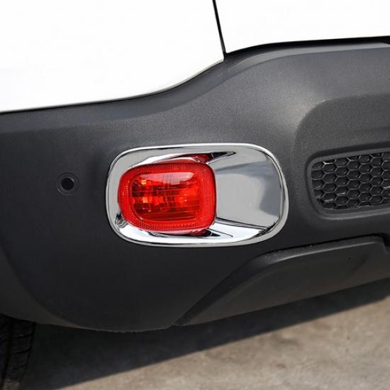 Для Jeep Renegade 2015-2017 Хромированная Накладка Рамка на Задний Противотуманный Фонарь