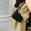 Trendy Casual Black And White Women's Handheld Bag Vintage Chic Shoulder Pouch For Fall