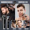Hatteker Electric Clipper 2 PC Set 4-Level Power Digital LCD Display Men's Oil Head Sculpting with Precision USB Charge