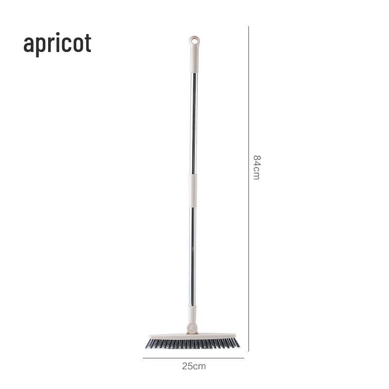 

Stiff Bristle Floor Brush with Long Handle for Bathroom and Tile Grout Cleaning