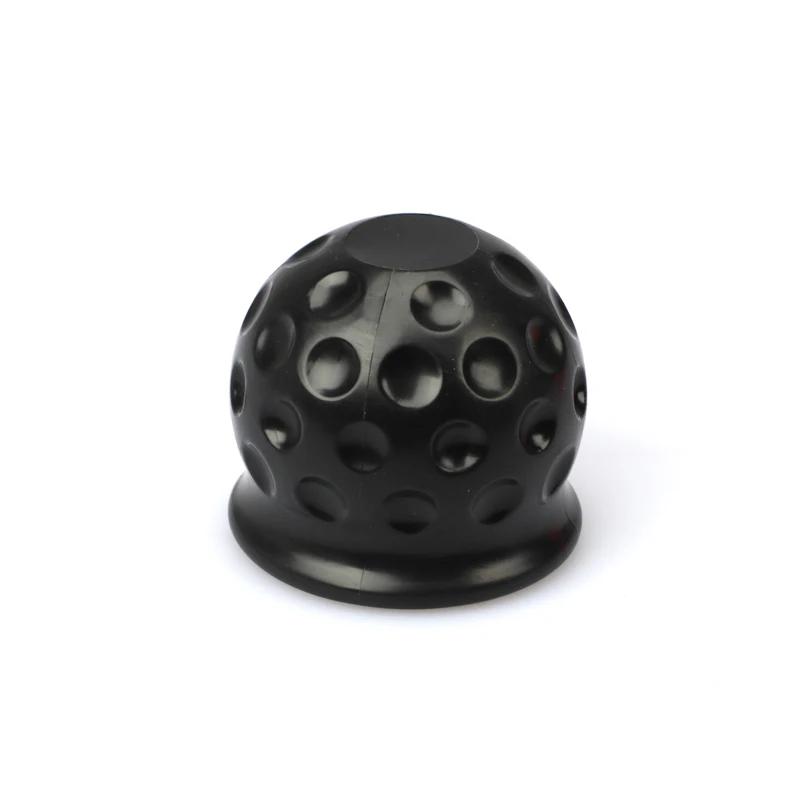 4 Color Universal rubber 55MM Tow Bar Ball Cover Cap Trailer Ball Cover Tow Bar Cap Hitch Trailer Towball Protect Car Accessorie