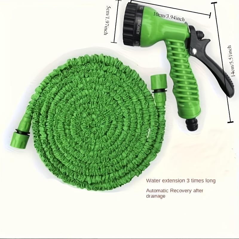 Full Expansion Length 25Ft Expandable Garden Hose Pipes with "1/2" Fittings, Expandable Garden Hose Flexible Stretch Water Pipe for Home Lawn Car