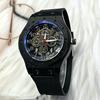 New Fashion Luxury Man Top Hollow Silicone Watch Men Business Quartz Watches For Gift Students Sports Wrist Watches Reloj Hombre