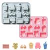 12 Holtes Bioscoop Thema Siliconen Vorm Popcorn Fondant Snoep Chocolade Vorm Fudge Dessert Epoxy Vorm Taart Decoratie Gereedschap
