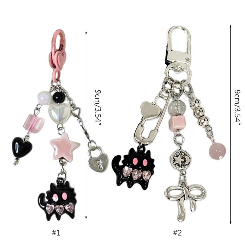 Cute Keychain Lanyard String Butterfly Bowknot Phone Chain Lanyard Y2K Bowknot