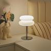 Creamy Style Table Lamp Tri Color Dimming Decor Light Cute Bedside Lamp  Living Room